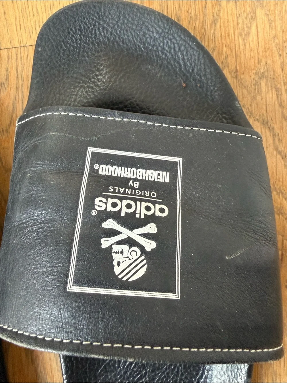 Adidas x Neighborhood Men’s Black Slides